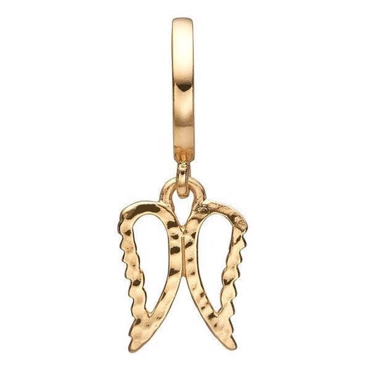 ANGEL WINGS charm i forgyldt sølv fra Christina Jewelry & Watches
